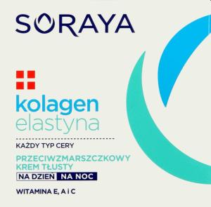 SORAYA Kolagen Elastyna Krem Tłusty Przeciwzmarszczkowy 50 ml