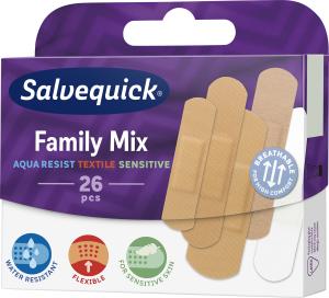 Salvequick Plastry rodzinne Family Mix