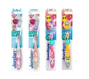 Jordan Szczoteczka do zębów dla dziewczynek Step by step 3-5