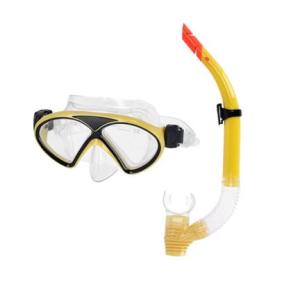 Spokey Tinos Zestaw Maska+Fajka Żółta