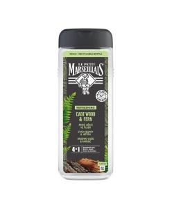 Le Petit Marseiliais Men Żel pod prysznic Drzewo Cade&Paproć 400 ml