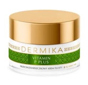 Dermika Vitamin P Plus Hipoalergiczny krem tłusty na dzień i na noc 50 ml