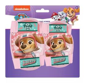 PSI PATROL Ochraniaczne na kolana różowe 3+