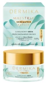 Dermika MAESTRIA Luksusowy krem przeciwzmarszczkowy, na dzień i na noc, 70+, 50 ml