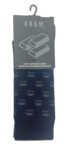 KRAM Natura Medica Skarpety za kostkę z wzorem wąsów i kapelusza 39-42