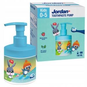 Jordan Kids pasta do zębów dla dzieci z pompką 0-5 lat, 150ml