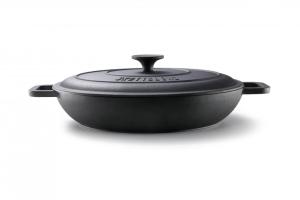 SKOTTSBERG Patelnia żeliwna z przykrywką 31,5cm