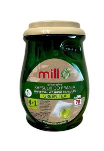 MILL Kapsułki do prania Uniwersalne Green Tea 70szt