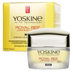 YOSKINE Royal Bee Krem na noc Odbudowa skóry 55+ 