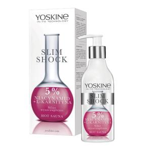 YOSKINE Slim Shock 5% Niacynamid Wyszczuplenie Hot Sauna 200 ml 
