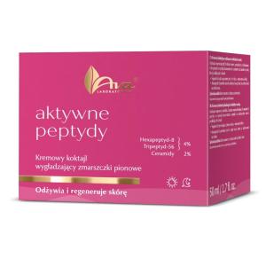 AVA Aktywne Peptydy Krem wygładzający zmarszczki pionowe 50 ml 