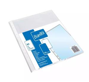 BANTEX Koszulki Krystaliczne do dokumentów A4 100 szt