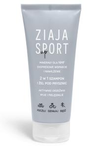 ZIAJA Sport 2w1 Żel pod prysznic i szampon 200 ml 