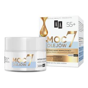 AA Moc Olejków Krem do twarzy 55+ 50 ml