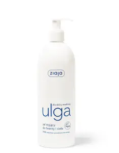 ZIAJA Żel do mycia twarzy i ciała Ulga 400 ml 