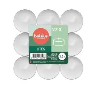 BOLSIUS  Podgrzewacze Lites 3,5 h 27 szt