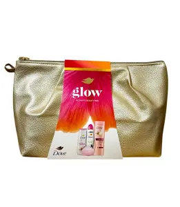 DOVE Zestaw Prezentowy GLOW Kosmetyczka 