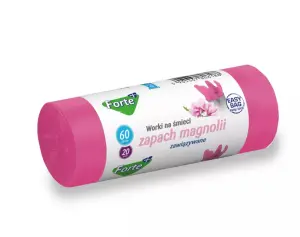 FORTE+ Worki na śmieci zawiązywane Magnolia 60L 20szt 
