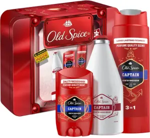 OLD SPICE Zestaw Captain Metalowa Skrzynka 