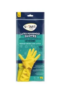 SMART Rękawice Gospodarcze Lateksowe roz. L