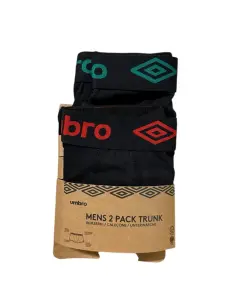 UMBRO Bokserki 2 pak L Zielono Czerwone