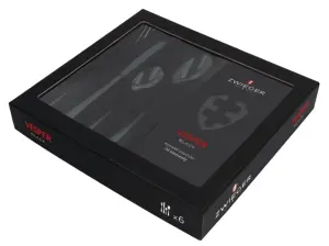 ZWIEGER Vesper Black komplet sztućców 24 elementy
