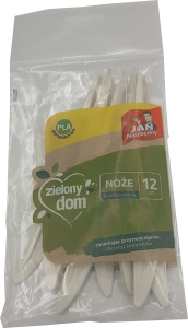 Jan Niezbędny Zielony Dom Noże kompostowalne 12sztuk