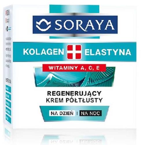 SORAYA Kolagen Elastyna Krem Półtłusty Regeneruje-8235