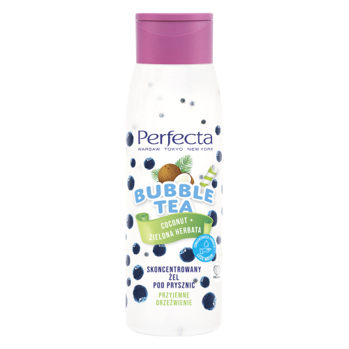 Perfecta Bubble Tea Coconut + Green Tea skoncentrowany żel pod prysznic 400 g -15932