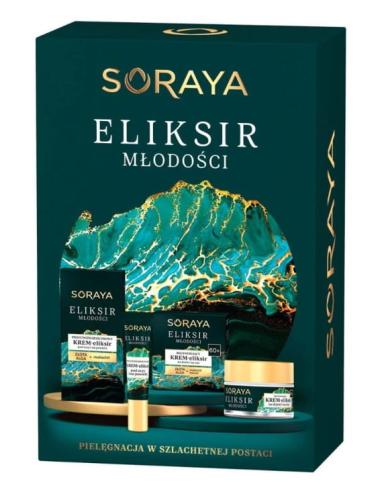 Soraya Zestaw prezentowy 2 produktów Eliksir Młodości ( krem regenerujący 50 ml + przeciwzmarszczkowy krem pod oczy 15 ml )-24680