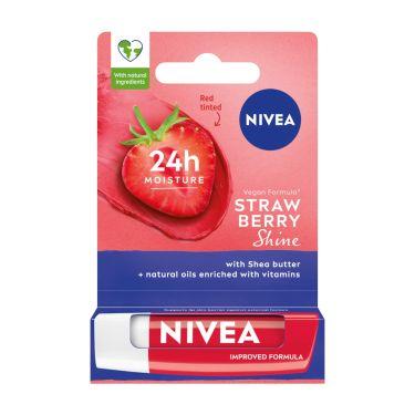 Nivea Pomadka Ochronna Strawberry Shine-25218
