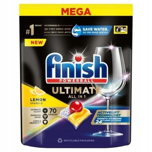 Finish Ultimate Lemon Kapsułki do mycia naczyń w zmywarce, 70 sztuk-25876