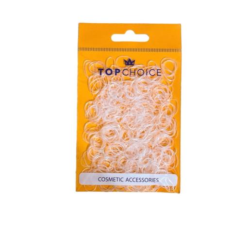 TOP CHOICE Gumeczki do włosów 500 szt-25973