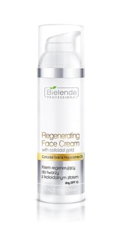 Bielenda Krem regenerujący do twarzy z kolidalnym złotem SPF 10, 100 ml -26399