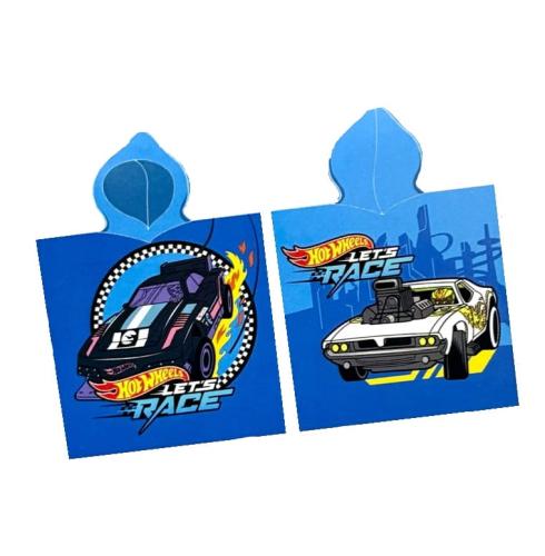 CARBOTEX Poncho 55x110cm HOT WHEELS-30082