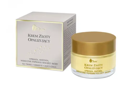 AVA Złoty OPALIZUJĄCY Krem na Twarz Ciało 50ml-9046
