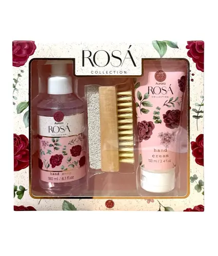 AURORA Zestaw prezentowy ze szczotką ROSA-31063