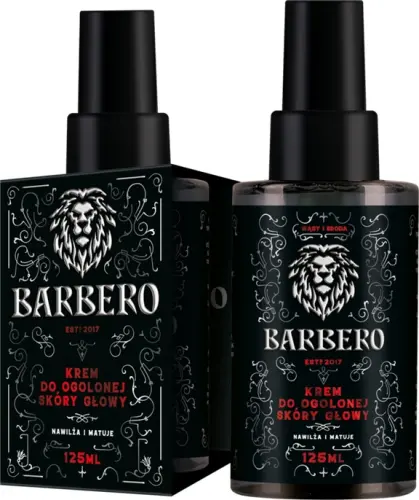 BARBERO krem do ogolonej skóry głowy do łysej głowy 125 ml-31465