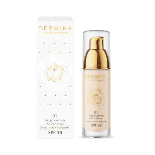 DERMIKA Luxury Ceramides Podkład 4w1 odcień 01-31718