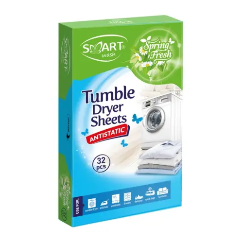 AUREUS Chusteczki do suszarek Antystatyczne, zapachowe Spring Fresh 32szt -31693