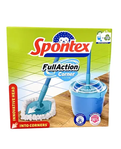 SPONTEX Full Action Corner System mop-31445