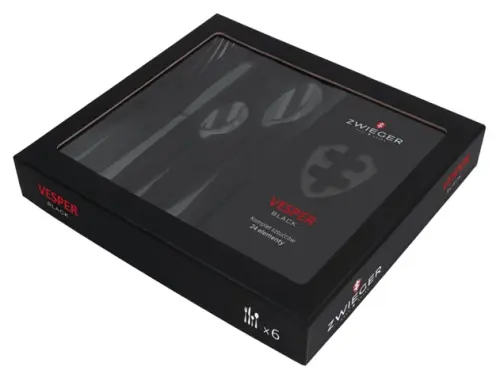 ZWIEGER Vesper Black komplet sztućców 24 elementy-31117