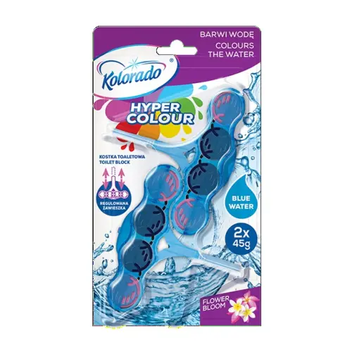 KOLORADO Kostka do WC Barwiąca Wodę Kwiatowa 2x45g -31840