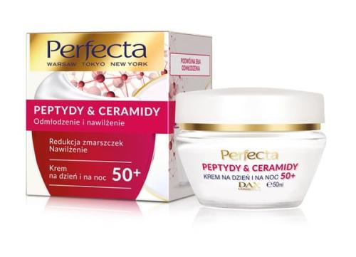 PERFECTA Peptydy &amp; Ceramidy 50+ Krem D/N 50 ml-12677