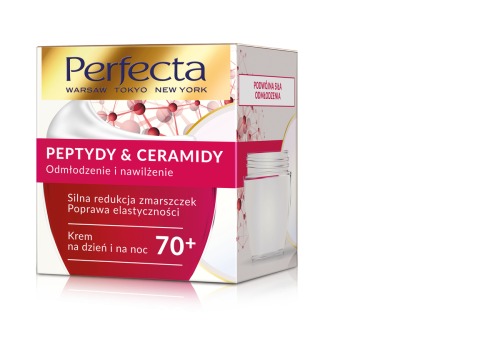 PERFECTA Peptydy &amp; Ceramidy 70+ Krem D/N 50 ml-12679