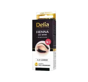Delia Creme Henna do brwi kremowa Czarna 1.0