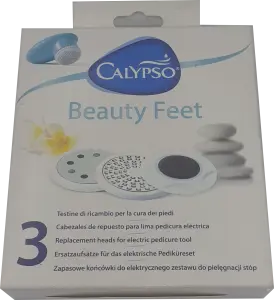 Calypso Beauty Feet Trzy Końcowki do elektrycznego zestawu 