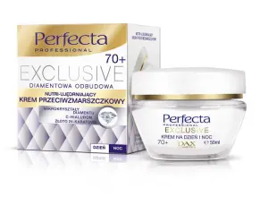 Perfecta Exclusive Krem 70+ przeciwzmarszczkowy na dzień i noc Diamentowa Odbudowa 50ml