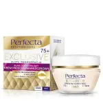 Perfecta Exclusive Krem 75+ przeciwzmarszczkowy na dzień i noc Złota Regeneracja 50ml
