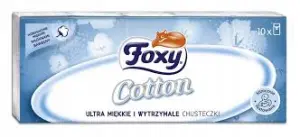 Foxy Chusteczki Cotton 1 op x 10 szt